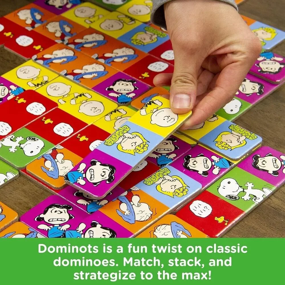 Aquarius Peanuts Dominots Tile Game 2022 Brand New Sealed